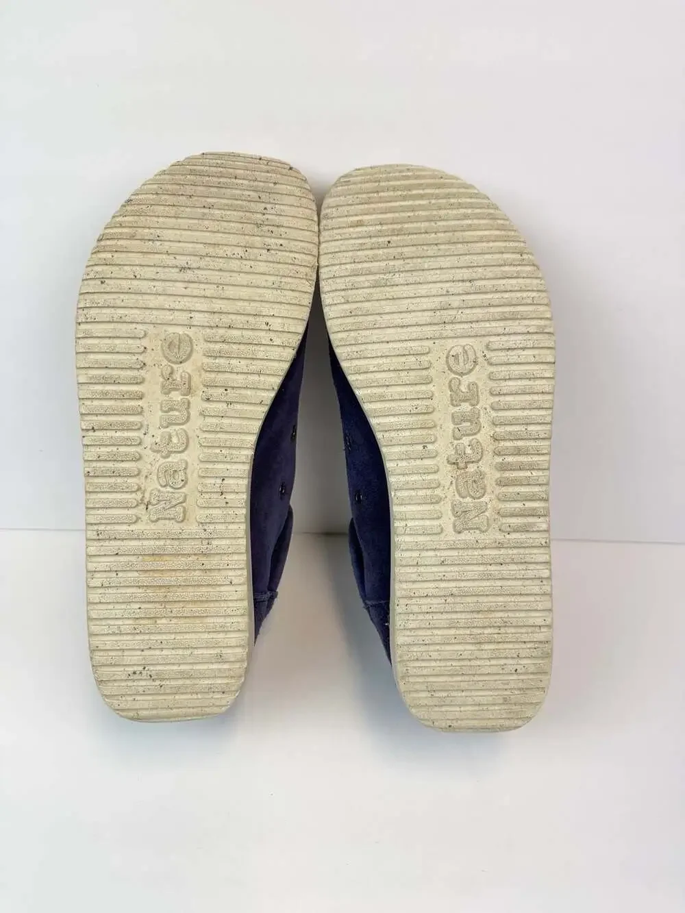 Nature Footwear Arne Blue Suede Moc-Toe Sneakers Men's Size 12